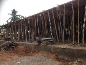 Nov 2013 Building works showing the first floor