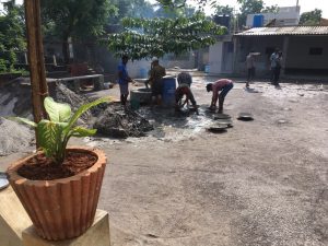 Builders Mixing